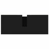 vidaXL Armoire de salle de bain noir 80x33x60 cm bois d'ingénierie