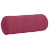 vidaXL Coussins d'accent 2 pcs Bordeaux &Oslash; 25 x 70 cm