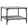 vidaXL Table basse sonoma gris 55x55x40 cm bois d'ing&eacute;nierie