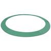 vidaXL Coussin de s&eacute;curit&eacute; PE Vert de trampoline rond de 3,66 m