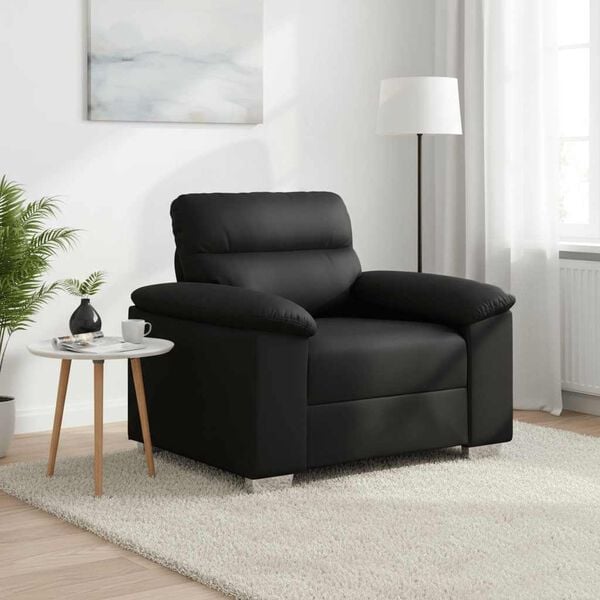 vidaXL Fauteuil noir 100x81x84 cm similicuir