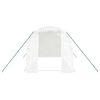 vidaXL Serre avec cadre en acier blanc 8 m&sup2; 4x2x2 m