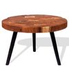 vidaXL Table basse Bois d'acacia massif (55-60)x40 cm