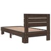 vidaXL Cadre de lit sans matelas ch&ecirc;ne marron 90x190 cm