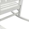 vidaXL Chaise Berçante de Jardin Blanc 70 x 92 x 108 cm HDPE