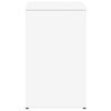 vidaXL Tables d'appoint 2 pcs blanc 50x30x50 cm bois d’ingénierie