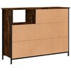 vidaXL Buffet ch&ecirc;ne fum&eacute; 100x33x75 cm bois d'ing&eacute;nierie