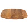 vidaXL Dessus de table 100x40x3,8 cm ovale bois massif de manguier