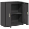 vidaXL Armoire de rangement Noir 80 x 40 x 90 cm Acier