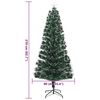 vidaXL Sapin de No&euml;l artificiel avec 250 LED Vert 210 cm PVC