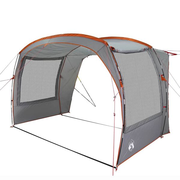 vidaXL Tente de voiture gris et orange imperméable