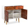 vidaXL Buffet Bois d'acacia massif 90x33,5x83 cm