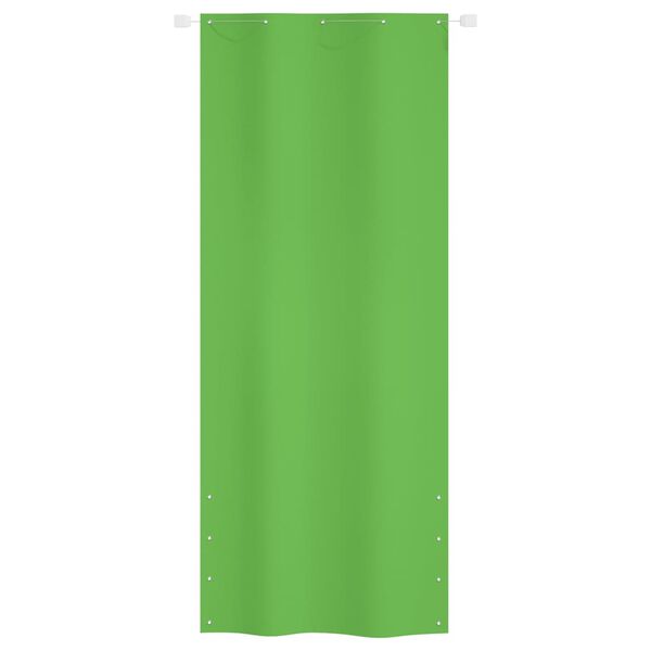 vidaXL &Eacute;cran de balcon Vert clair 100x240 cm Tissu Oxford