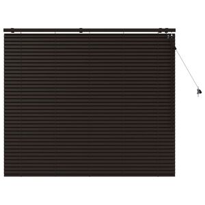 vidaXL Store V&eacute;nitien Marron fonc&eacute; 150 x 130 cm 35 mm