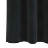 vidaXL Rideaux occultants 2 pcs Noir 140 x 175 cm Velours