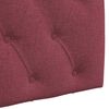 vidaXL T&ecirc;te de lit suspendue Bordeaux 190 x 55 x 7 cm tissu
