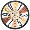 vidaXL Horloge murale M&eacute;tal 60 cm Multicolore