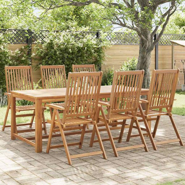 vidaXL Chaises pliables de jardin lot de 6 Bois d'acacia solide