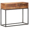 vidaXL Table console 90x35x75 cm Bois d'acacia brut