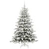vidaXL Sapin de No&euml;l Artificiel &agrave; Branches Articul&eacute;es Blanc 180 cm
