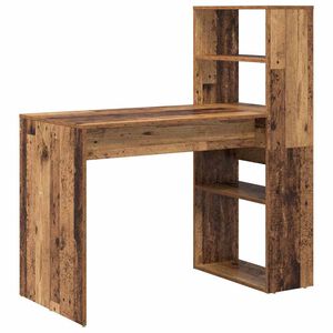 vidaXL Bureau Bois Ancien Bois d'ing&eacute;nierie 113 x 54 x 120 cm