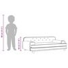 vidaXL Canap&eacute; pour enfants cr&egrave;me 90x53x30 cm similicuir