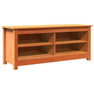 vidaXL Banc de rangement 110 x 38 x 45,5 cm Bois de pin massif