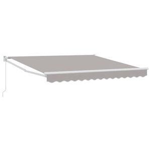 vidaXL Auvent Gris clair 300 x 250 x 165 cm Polyester