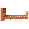 vidaXL Cadre de lit sans matelas cire marron 120x200cm bois pin massif