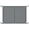 vidaXL Lit sur&eacute;lev&eacute; pour chien gris 130x80x20 cm textil&egrave;ne et acier