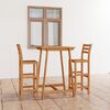 vidaXL Ensemble de bar d'ext&eacute;rieur 3 pcs Bois d'acacia massif