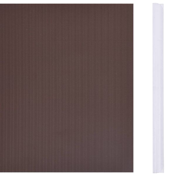 vidaXL &Eacute;cran d'intimit&eacute; de jardin PVC 35x0,19 m Marron