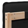 vidaXL T&ecirc;te de lit capitonn&eacute;e Naturel et Noir 180 cm Pin massif