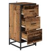 vidaXL Buffet Bois ancien 35,5 x 35 x 76 cm