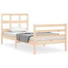 vidaXL Cadre de lit sans matelas bois massif