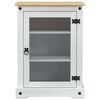 vidaXL Cabinet HiFi Blanc 60 x 50 x 82 cm Pin massif