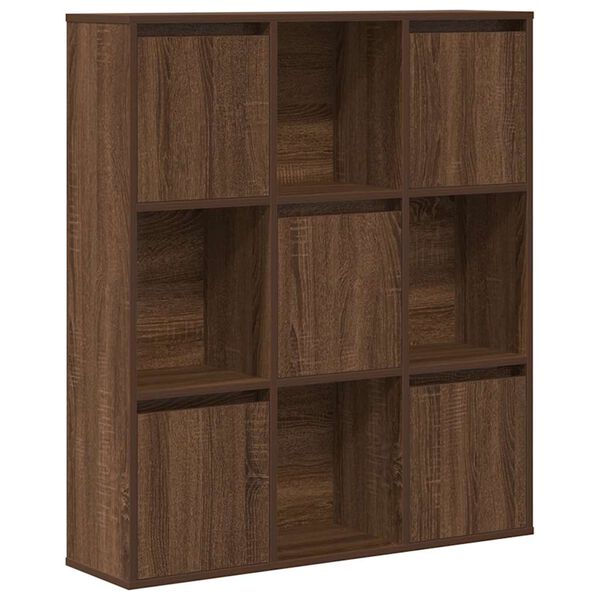 vidaXL Bibliothèque chêne marron 89x24x101,5 cm bois d'ingénierie