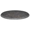 vidaXL Dessus de table Noir &Oslash;60x2,5 cm Marbre