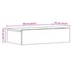 vidaXL Meubles TV avec éclairage LED 2 pcs vieux bois 60x35x15,5 cm
