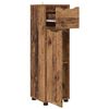 vidaXL Cabinet de salle de bain Bois Ancien 30,5 x 30 x 101 cm