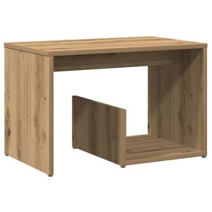 vidaXL Table d'appoint ch&ecirc;ne artisanal 59x36x38 cm bois d'ing&eacute;nierie