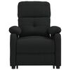 vidaXL Fauteuil Noir Tissu