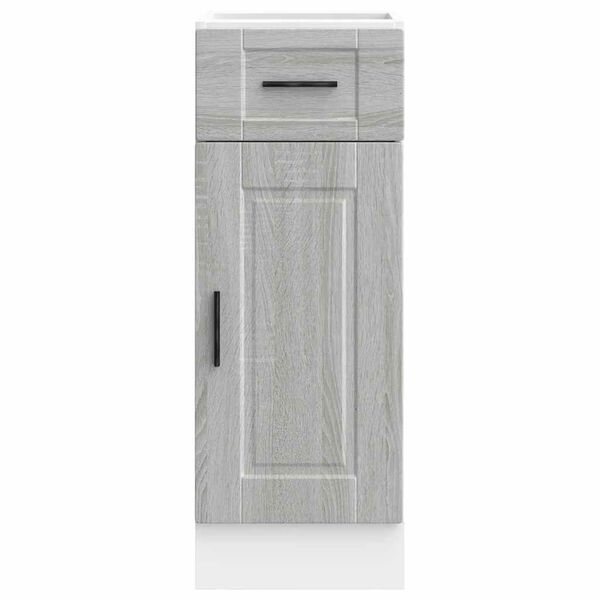 vidaXL Armoire de cuisine Porto sonoma gris bois d'ing&eacute;nierie