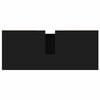 vidaXL Armoire de salle de bain noir 80x33x60 cm bois d'ingénierie