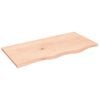 vidaXL Dessus de table 80x40x2 cm bois de ch&ecirc;ne massif non trait&eacute;