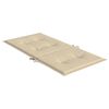 vidaXL Coussins de chaise de jardin à dossier bas lot de 4 beige