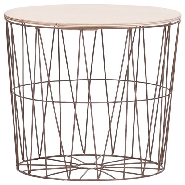 vidaXL Tables basses 4 pcs Cuivre