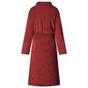 vidaXL Robe de bain sans capuche Rouge Bordeaux xl Flanelle