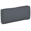 vidaXL Coussin Tissu Oxford Anthracite 120 x 50 x 12 cm