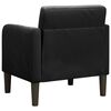 vidaXL Fauteuil avec accoudoirs noir 54 cm velours